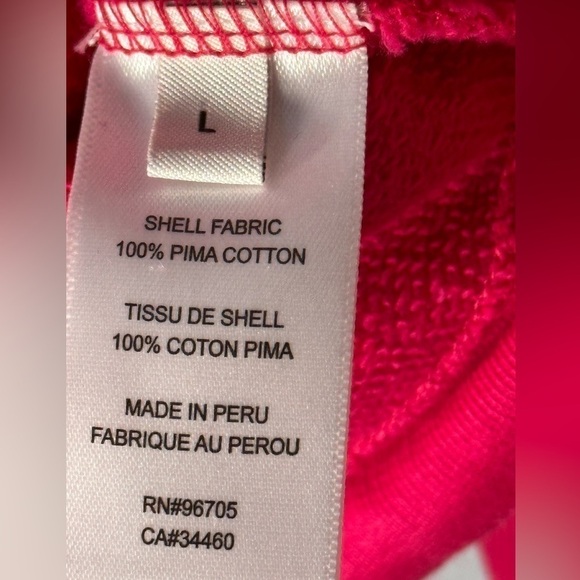 Rebecca Taylor Crop Sweatshirt Drawstring Hem Women Pima Cotton NWT - Picture 8 of 10